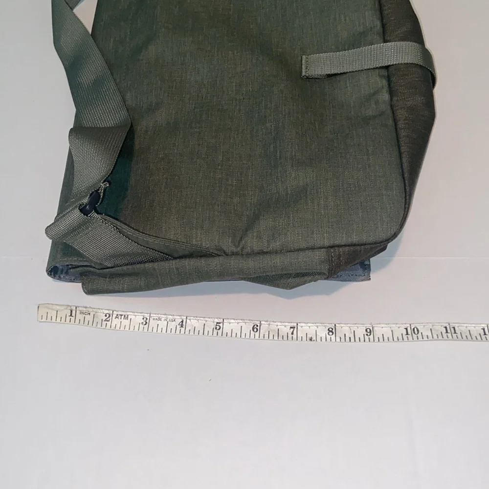 The North Face Green Satchel Messenger Outdoor Bag.